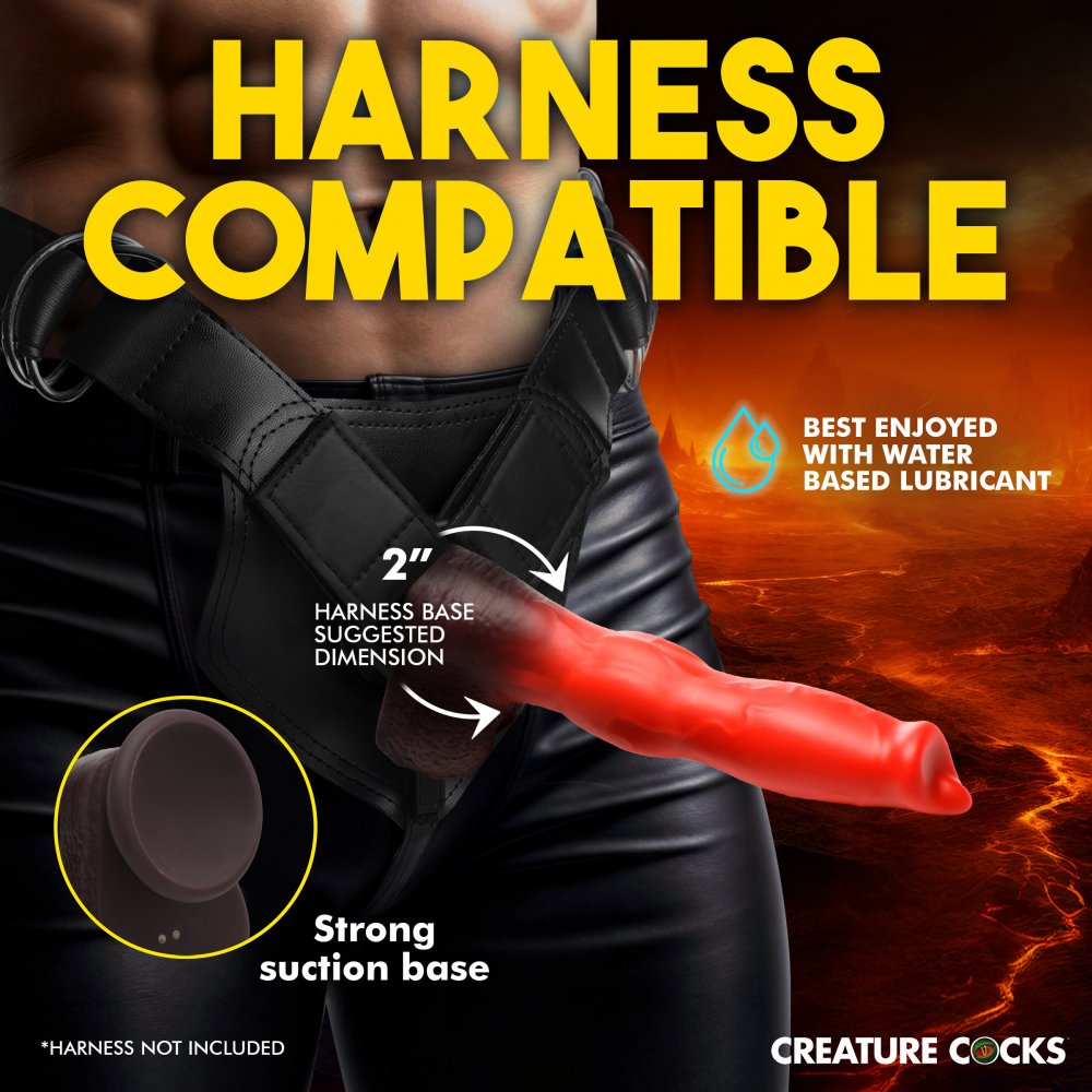 Creature Cocks - Ramming Hound Thrusting & Vibrating Silicone Dildo