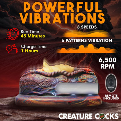 Creature Cocks - Hell's Angel Vibrating Silicone Grinder