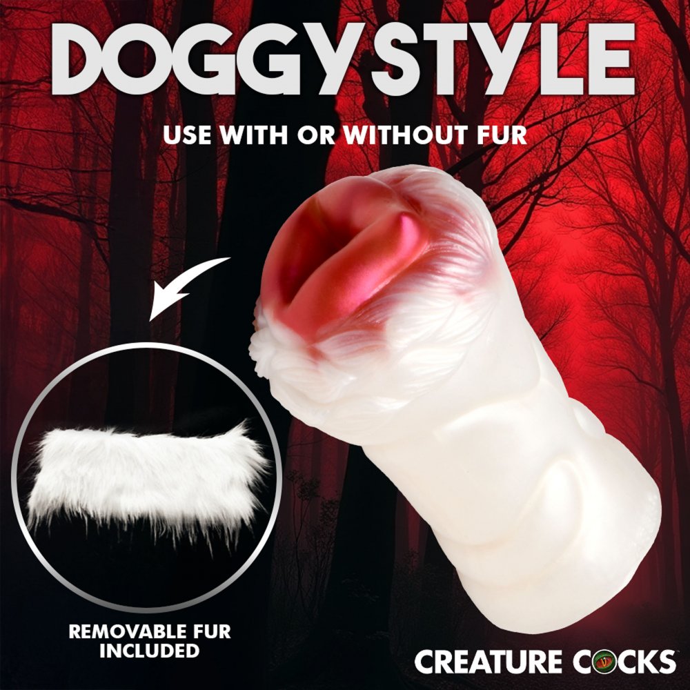 Creature Cocks - Snow She-Wolf Silicone Stroker