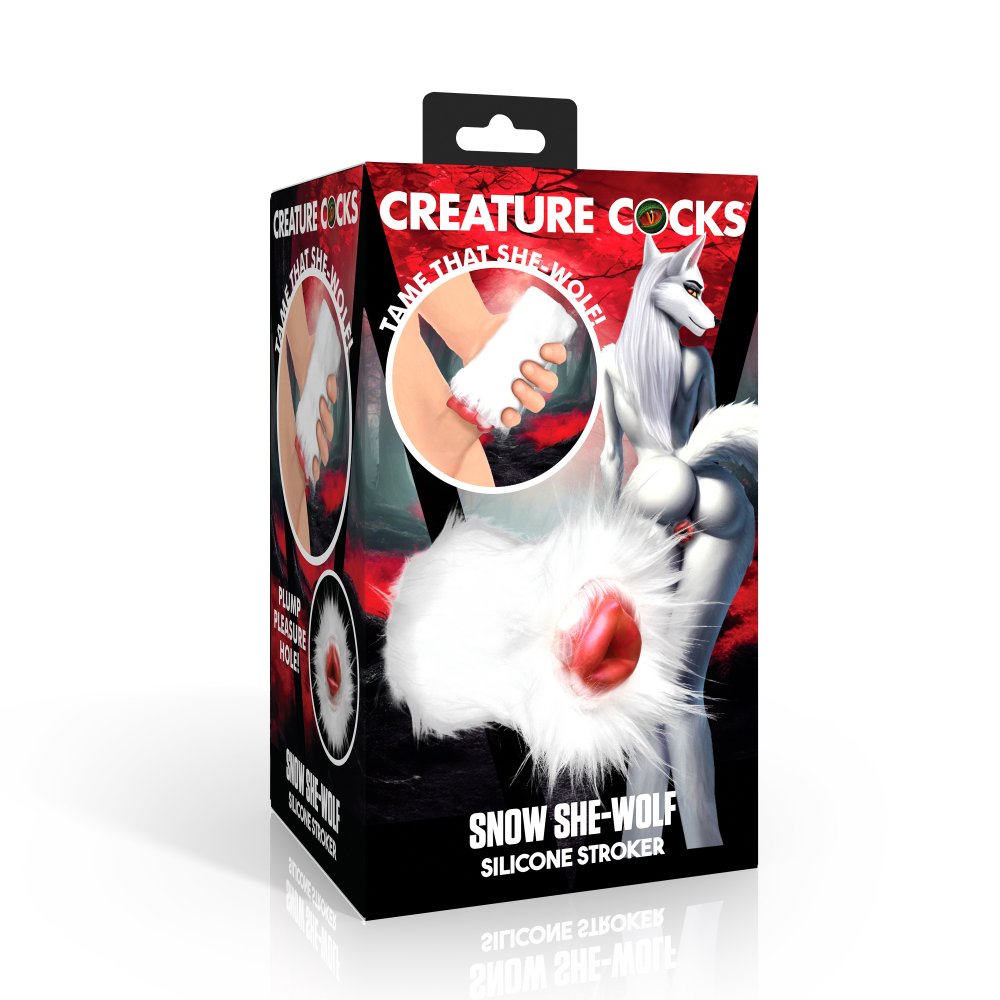 Creature Cocks - Snow She-Wolf Silicone Stroker