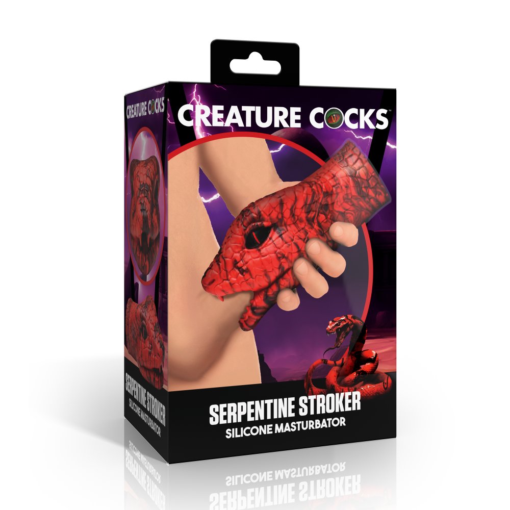 Creature Cocks - Serpentine Stroker Red