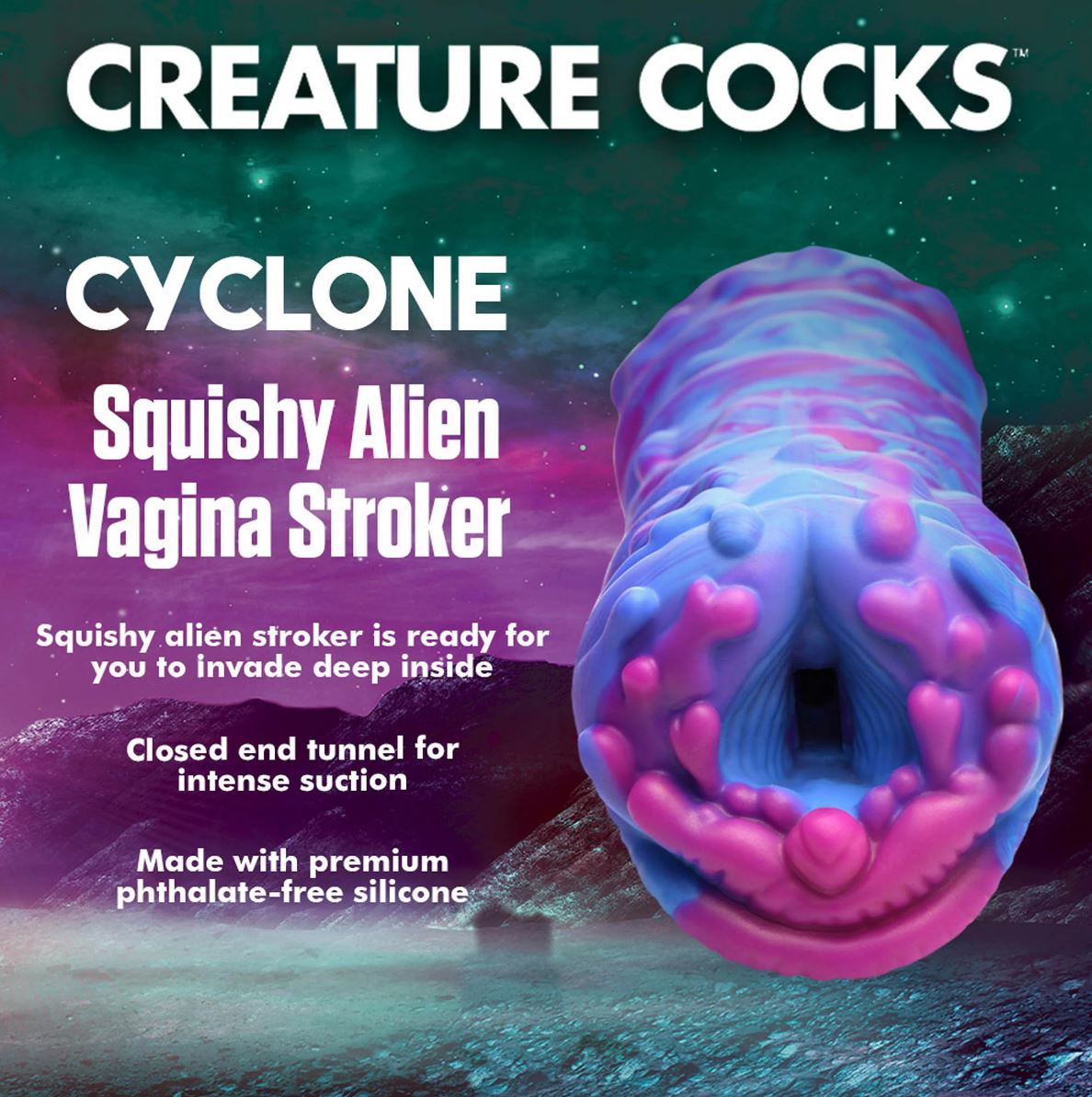 Creature Cocks -  Cyclone Squishy Alien