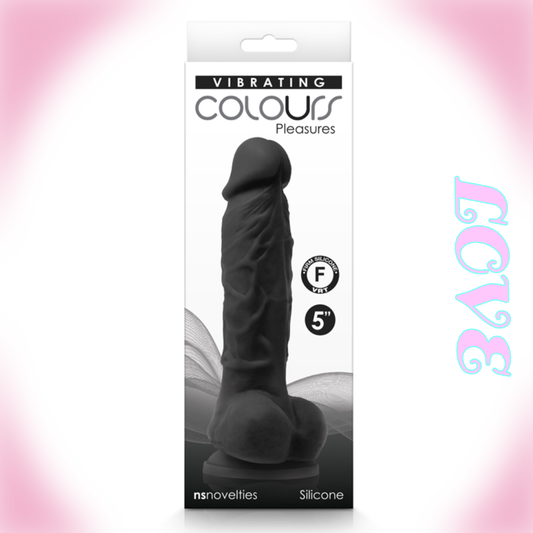 NsNovelties - Colours Pleasures Vibrating 5" Black