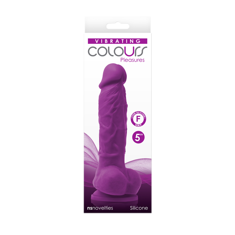 NsNovelties - Colours Pleasures Vibrating 5" Purple