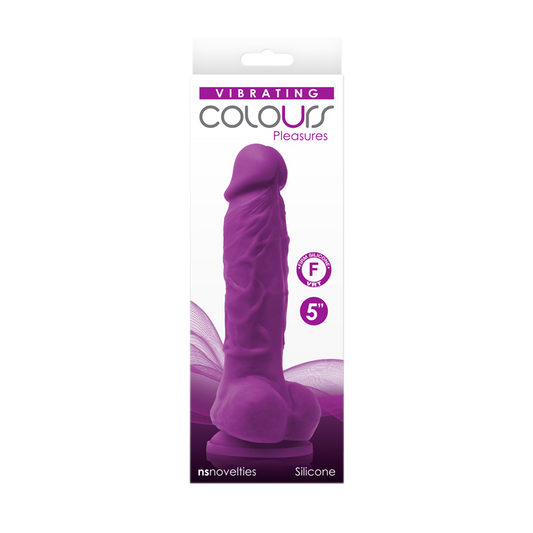 NsNovelties - Colours Pleasures Vibrating 5" Purple